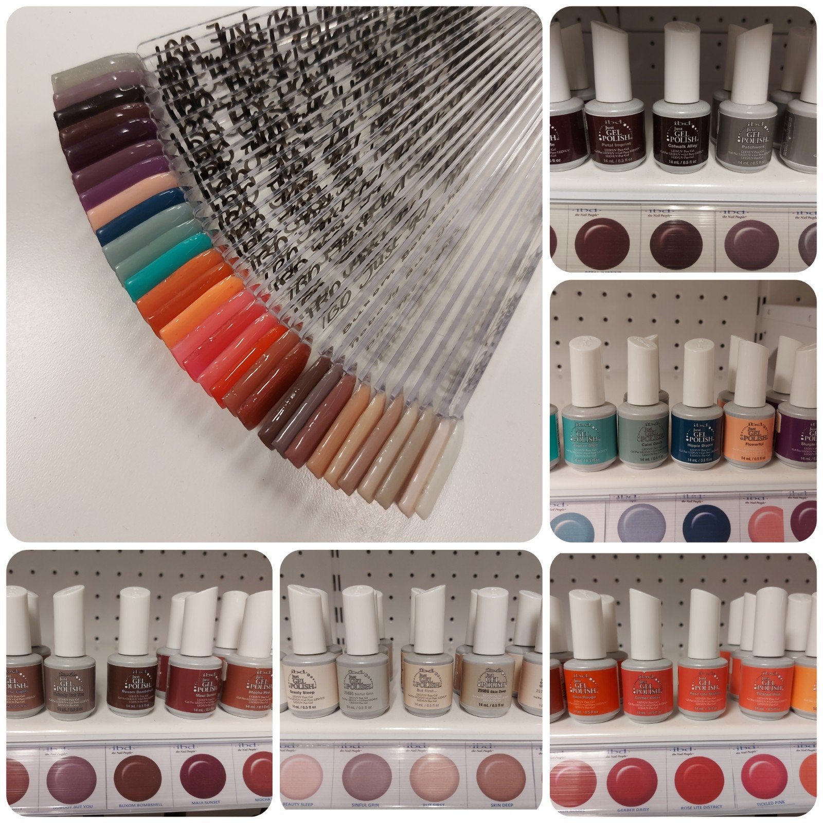 Partij IBD Gelpolish 52 flesjes Nieuw!, Ophalen of Verzenden, Nieuw, Overige kleuren, Handen en Nagels