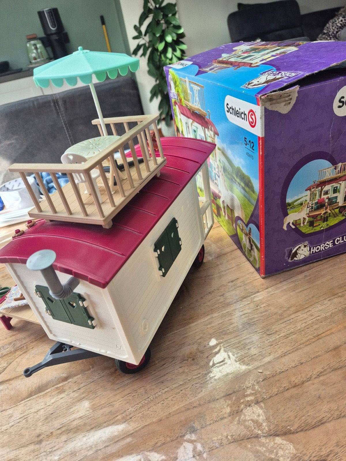 Foto 5 van Schleich Horse Club Caravan met paard en accessoires