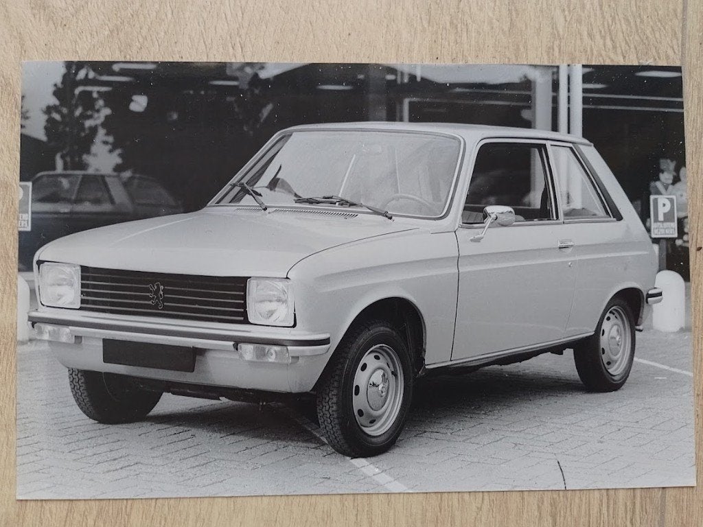 Peugeot 104 ZL Coupe persfoto 1973, Ophalen of Verzenden, Nieuw, Peugeot