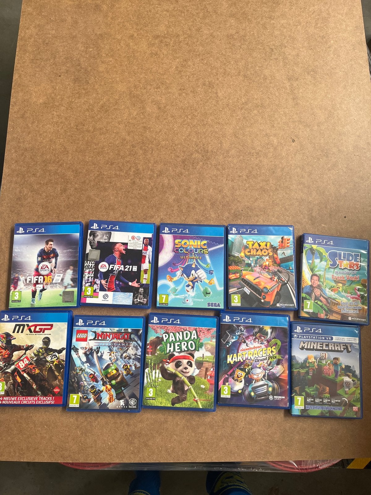 Diverse PlayStation 4 games - FIFA, Minecraft, LEGO, MXGP, Gebruikt, Overige genres, 1 speler, Ophalen of Verzenden