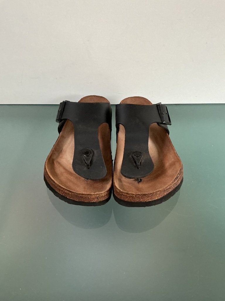 Birkenstock zwarte slippers | 41 Ramses | Gratis verzenden, Slippers, Verzenden, Zwart, Zo goed als nieuw
