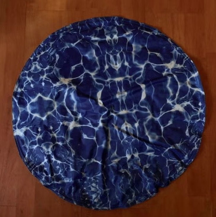 Ronde cooling pad honden / katten, koelmat pet; waterlook, Ophalen of Verzenden, Nieuw