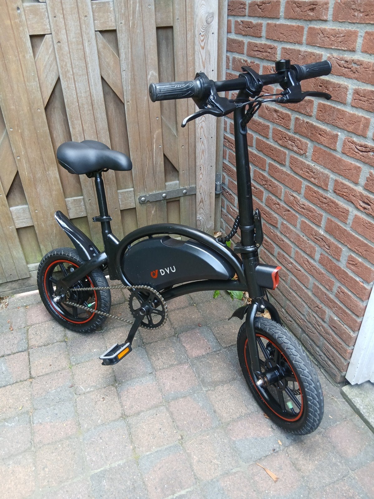 DYU d3f elektrische vouwfiets., Ophalen