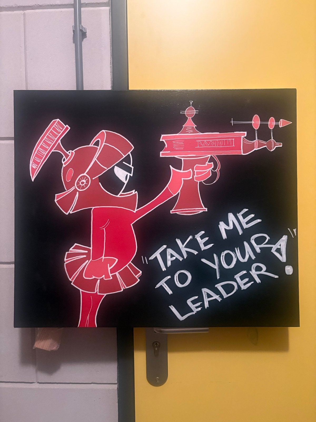 Marvin the Martian "Take Me To Your Leader" Schilderij, Ophalen of Verzenden