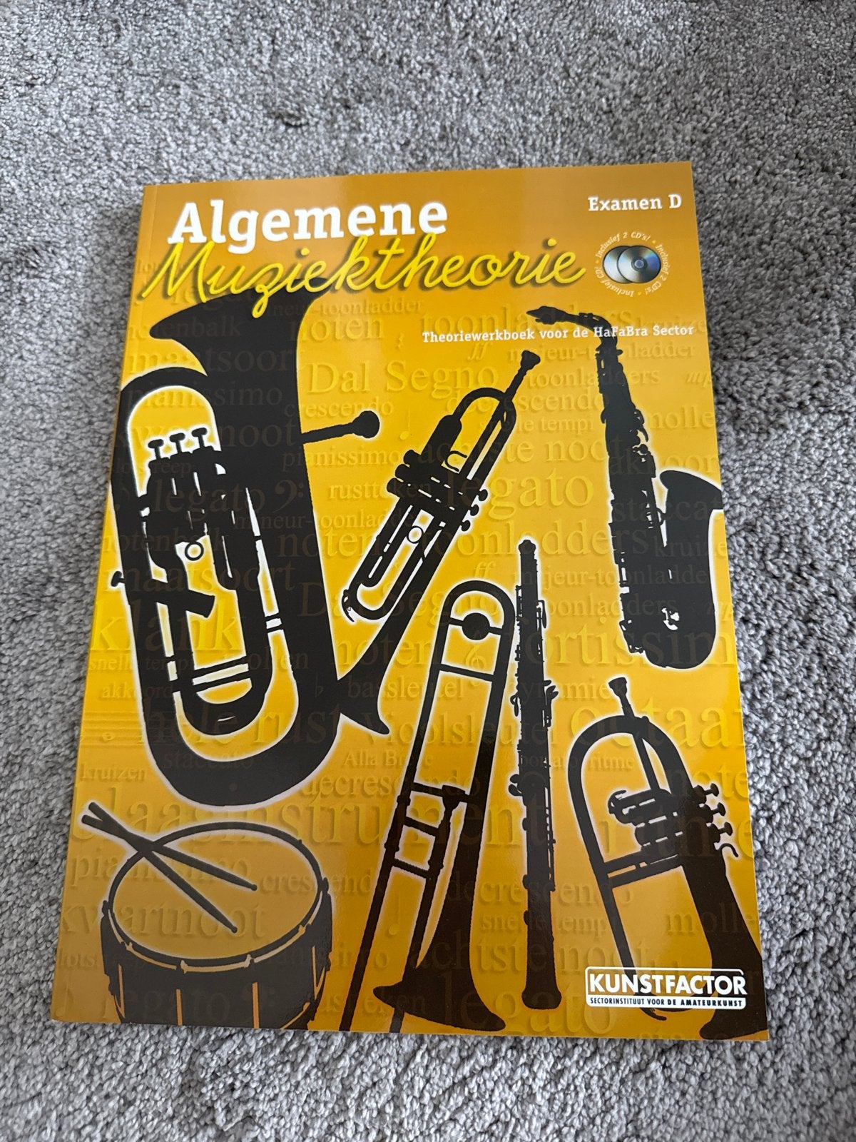 Algemene Muziektheorie Examen D met 2 CD's, Boeken, Ophalen, Nieuw, Algemeen