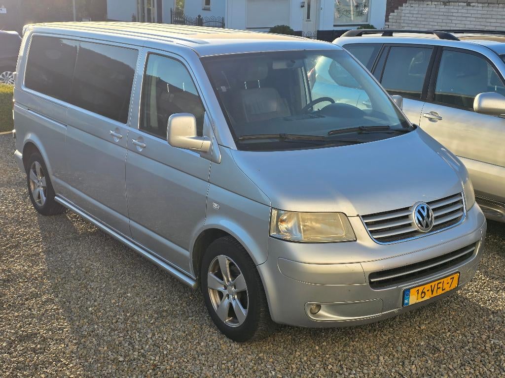 Volkswagen Transporter 2006, Voorwielaandrijving, Zwart, Volkswagen, Leder en Stof
