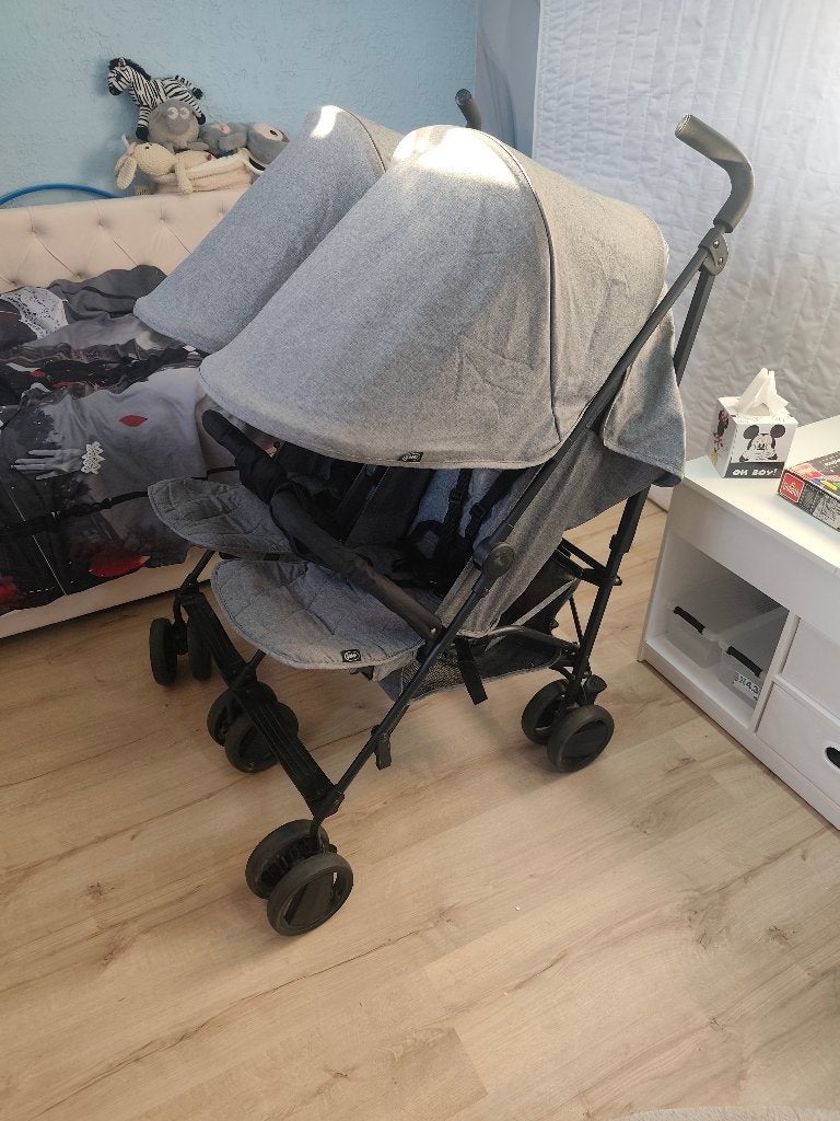 Duo kinderwagen, Kinderen en Baby's, Kinderwagens en Combinaties, Gebruikt, Duowagen, Ophalen, Kinderwagen