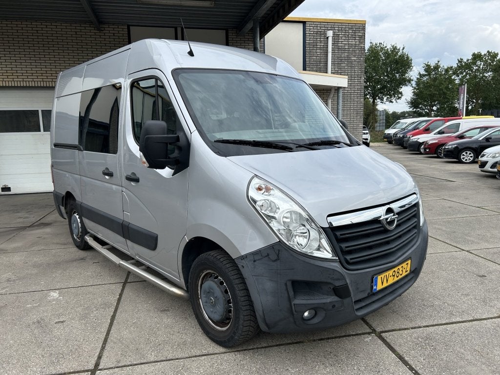Opel Movano 2.3 CDTI L1H2 AUTOMAAT 150 PK ZILVER MARGE, Euro 5, Stof, Gebruikt, Zwart