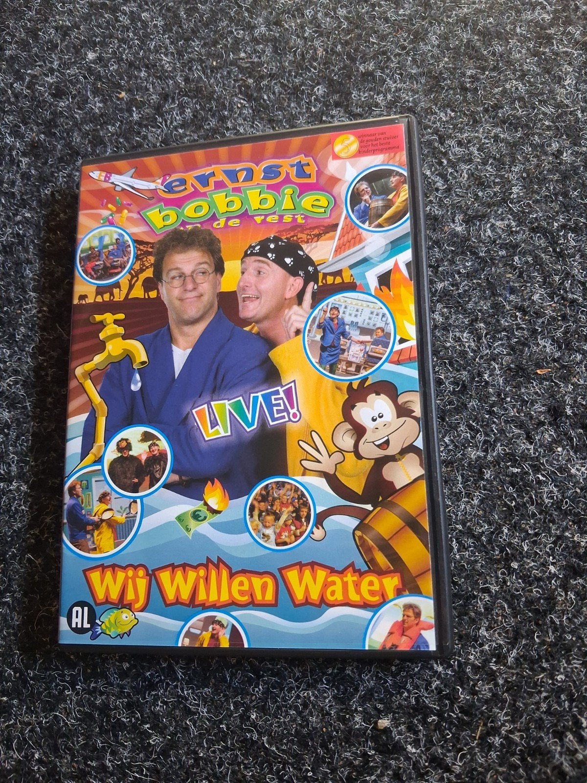 DVD ERNST EN BOBBIE WIJ WILLEN WATER (NIEUW!!), Cd's en Dvd's, Dvd's | Kinderen en Jeugd, Alle leeftijden, Ophalen, Familie, Show