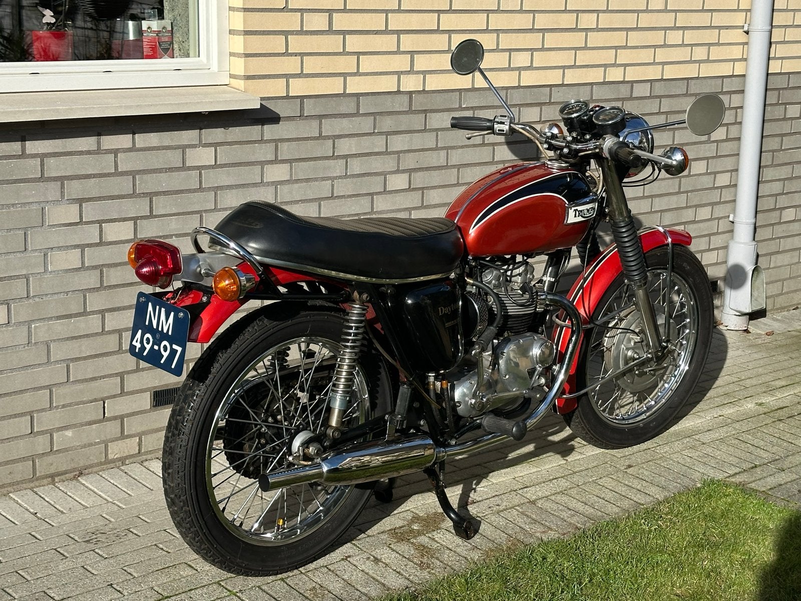 Triumph T100R Daytona 1971 - Klassieke Britse Schoonheid, Motoren, 2 cilinders, Handgeschakeld, 500 cc, Naked bike
