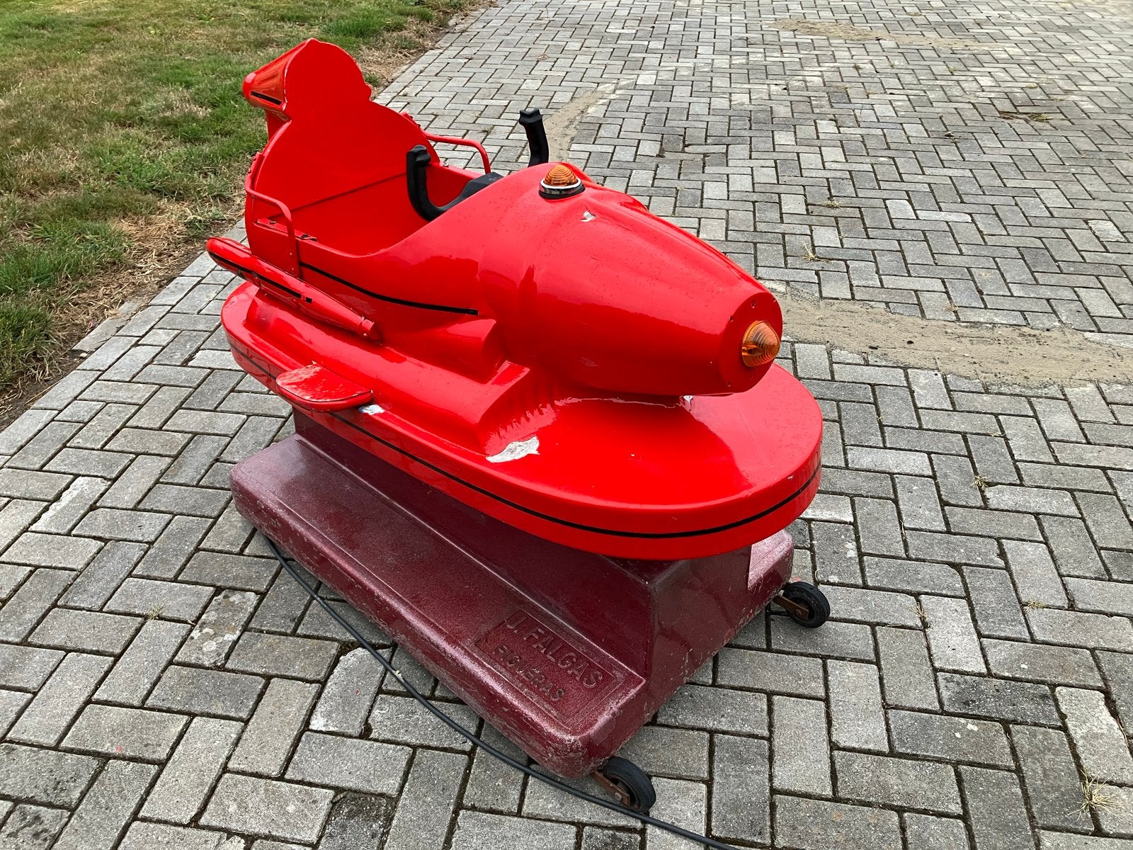 J. Falgas Vintage Vliegtuig Kiddie Ride (1987-1993), Ophalen, Gebruikt