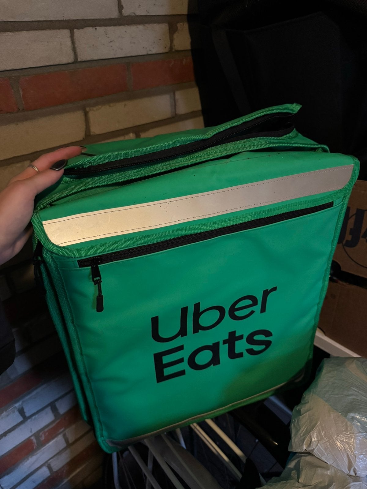 Nieuwe Uber Eats Bezorgtas (Ongebruikt / Isolerende Rugtas), Ophalen, Nieuw, Overige merken