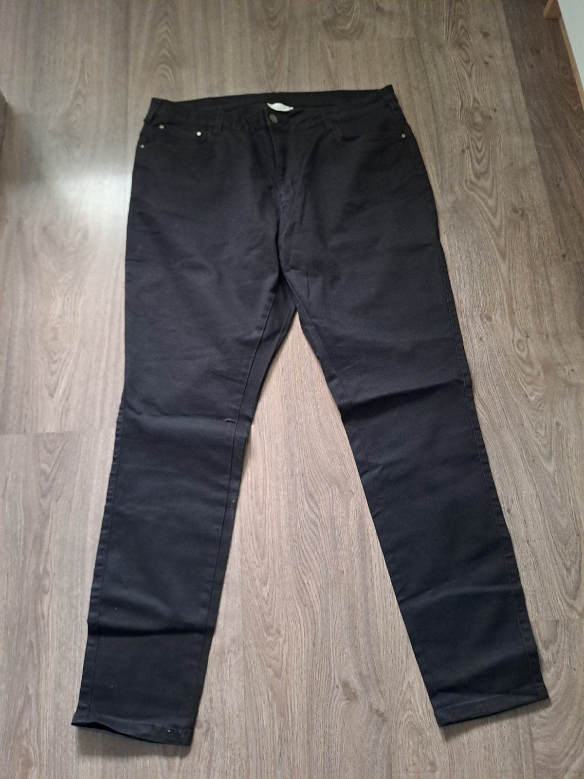 Zwarte jeans maat 50, Kaffe Curve, Zwart, Maat 46/48 (XL) of groter, Nieuw