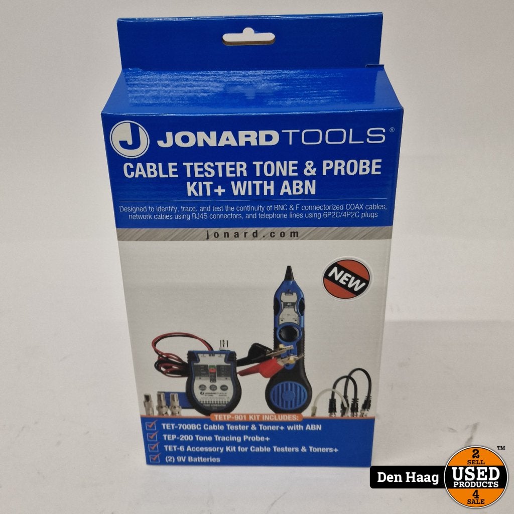 Jonard Tools Cable Tester Tone & Probe Kit+ w/ ABN | Nieuw, Flex Ltd., Gebruikt, https://flex.com/contact-us, Nobelstraat 10, 5807 GA Oostrum LB, Limburg, Nederland