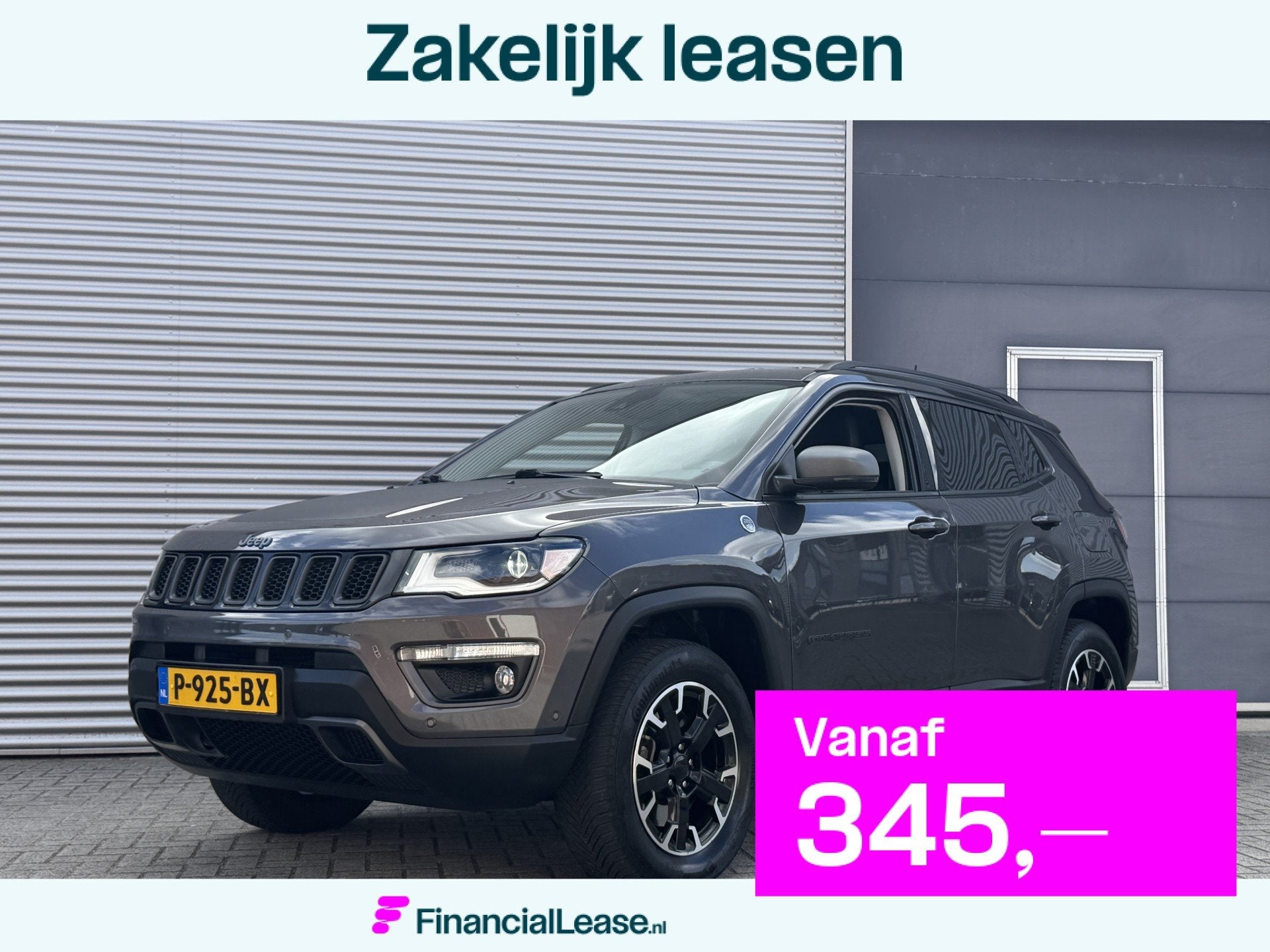 Jeep Compass 4xe 240 Plug-in Hybrid Electric Trailhawk I Aut, Automaat, Dealer onderhouden, Bedrijf, Vierwielaandrijving