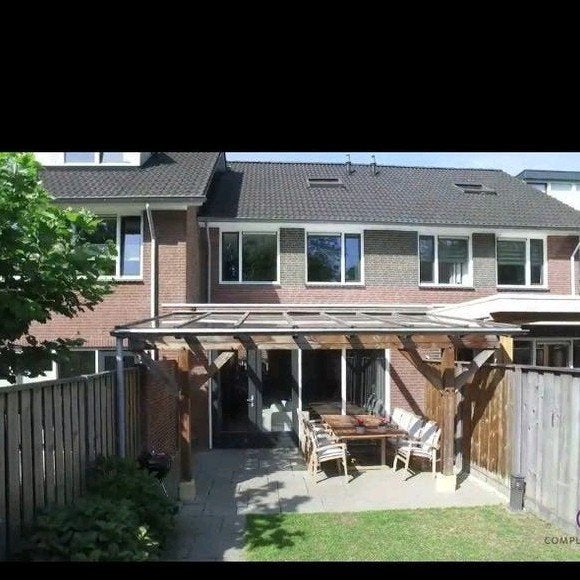 Houten Veranda met Glazen Dak, Ophalen, Gebruikt, Veranda