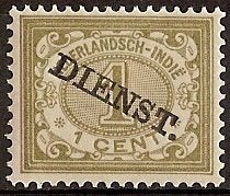 Ned-Indie Dienst 10 postfris 1911, Postzegels en Munten, Postzegels | Nederlands-Indië en Nieuw-Guinea, Verzenden, Postfris, Nederlands-Indië