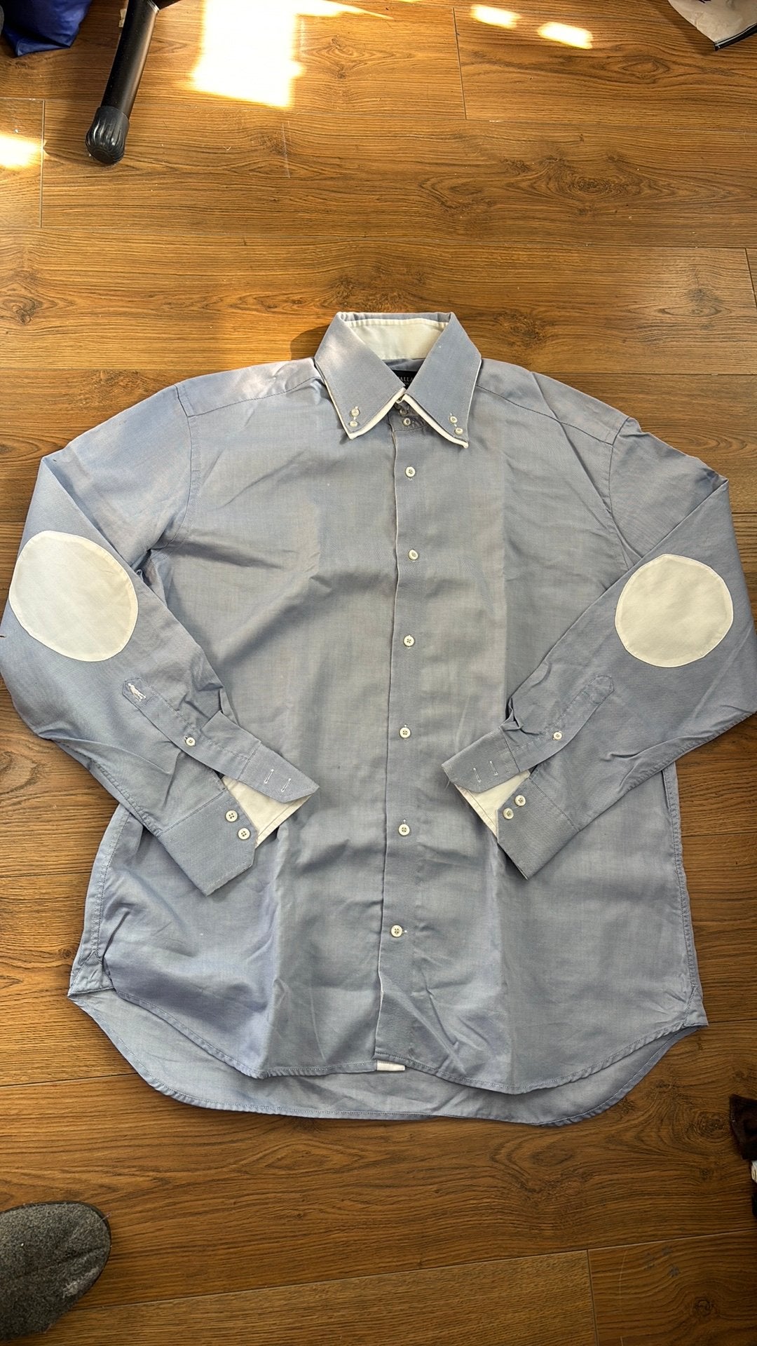 Overhemd Cavallaro Napoli, Ophalen of Verzenden, Zo goed als nieuw, Blauw, Overhemd
