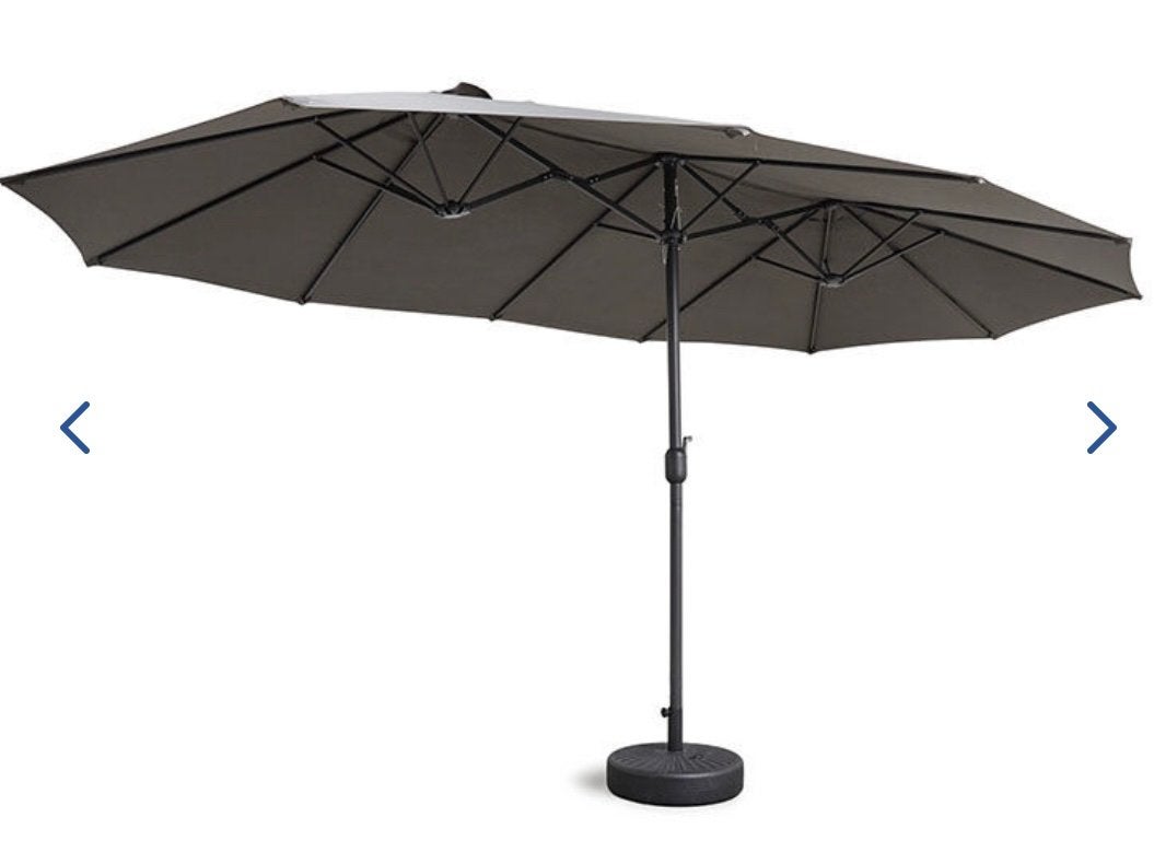 Grote dubbele Life Garden parasol met beschermhoes, Ophalen, Nieuw, 3 tot 4 meter, Stokparasol