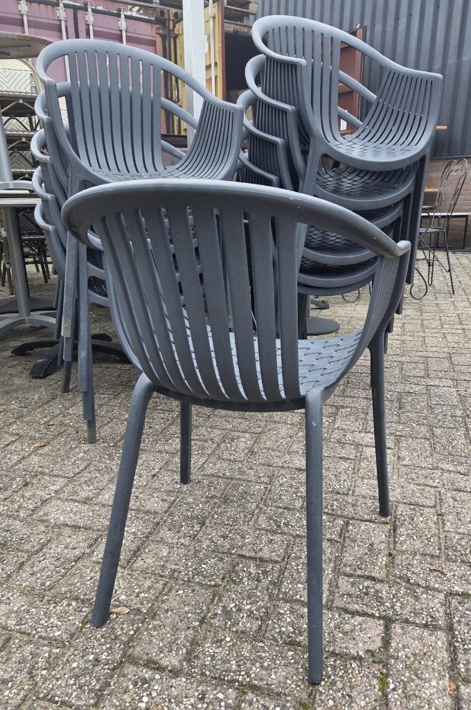 11 x tuinstoel terrasstoel Tatami Pedrali kuipstoel horeca, Ophalen, Gebruikt