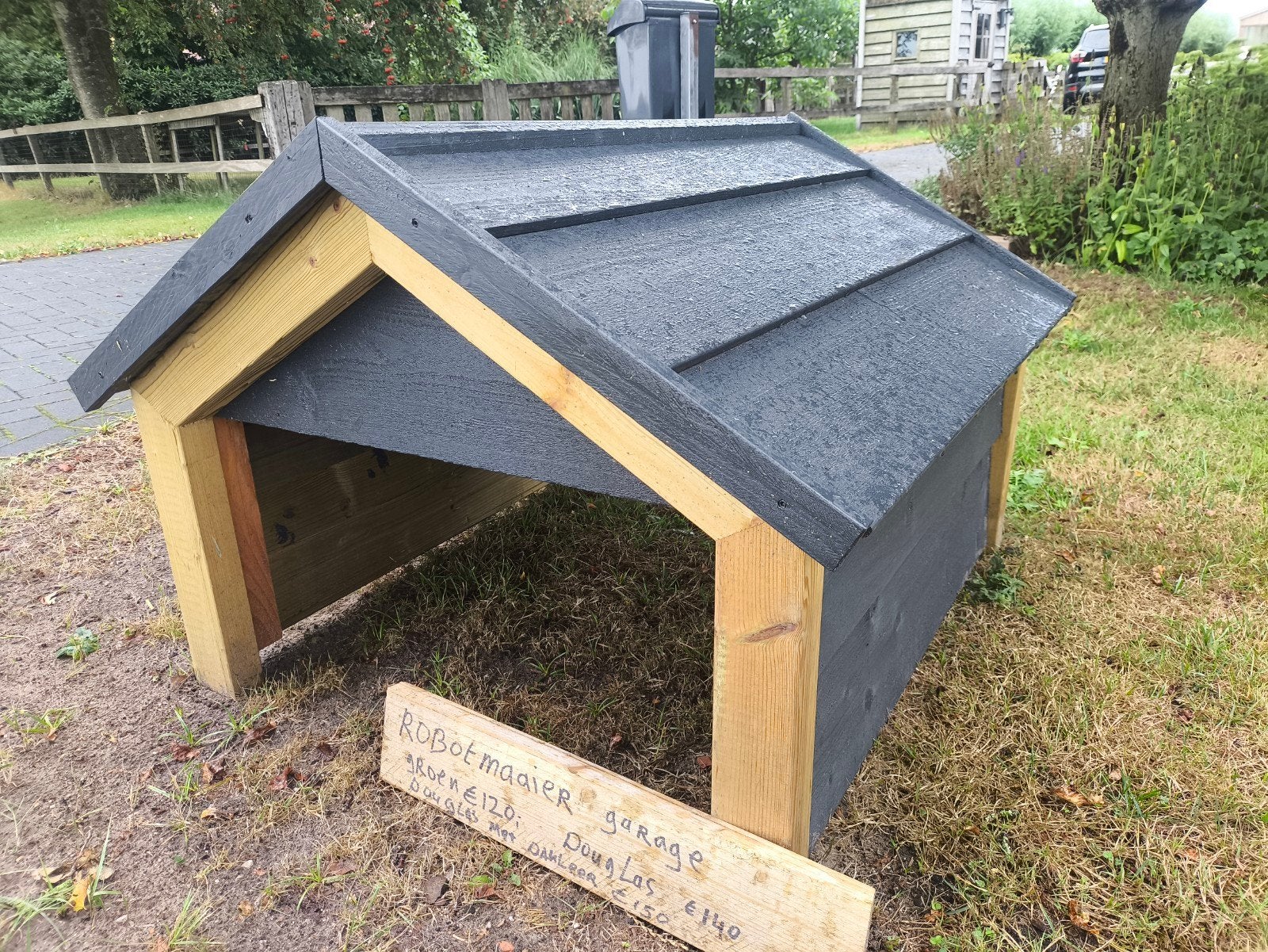robotmaaier garage overkapping huisje, Ophalen, Nieuw, Veranda