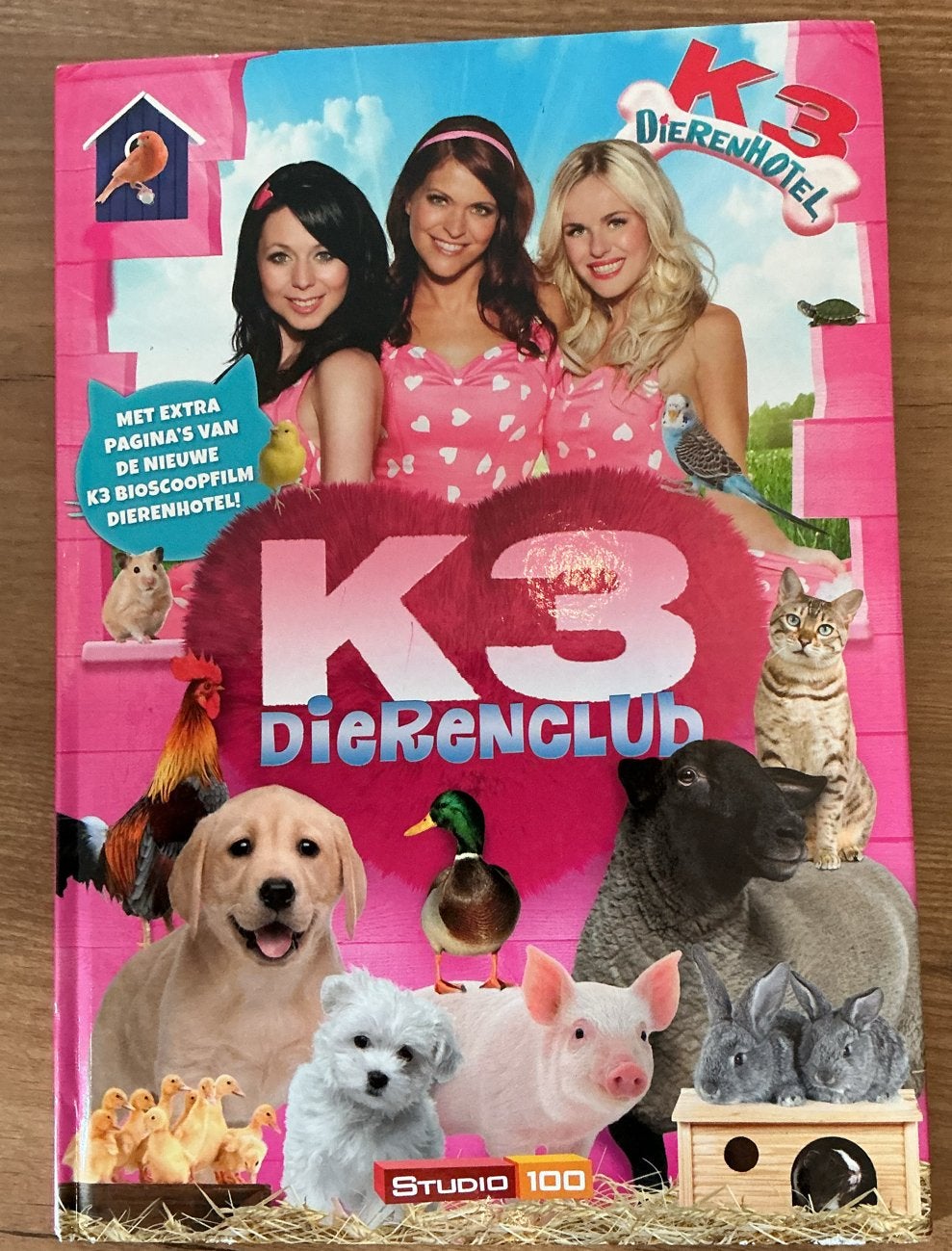 K3 Dierenclub Boek - Met extra pagina's K3 Dierenhotel!, Ophalen of Verzenden, Zo goed als nieuw