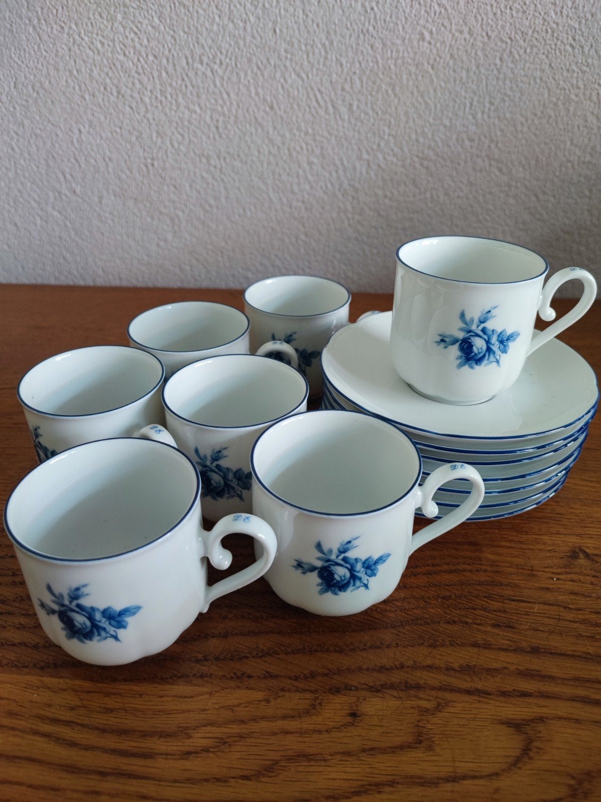 Vintage Douwe Egberts kop en schotels, Antiek en Kunst, Antiek | Servies los, Ophalen of Verzenden