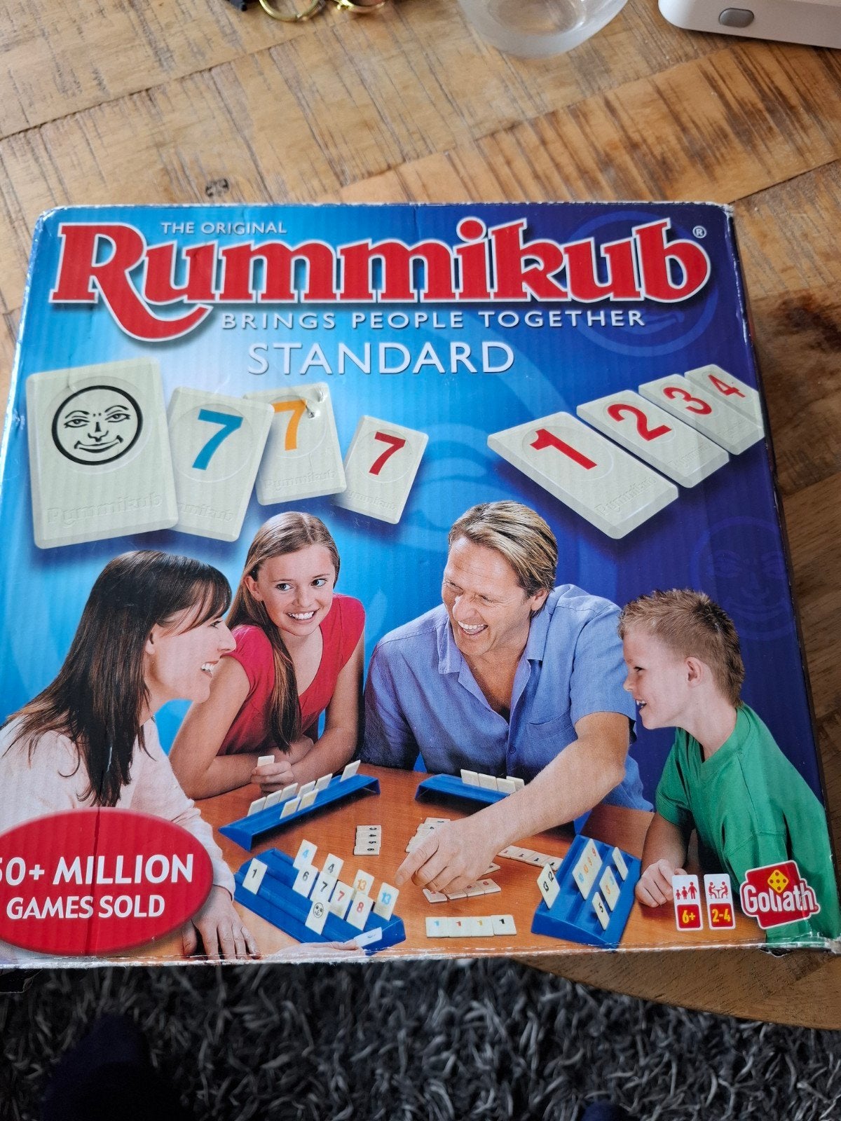 Rummikub standard, Een of twee spelers, Ophalen of Verzenden, Gebruikt, Goliath