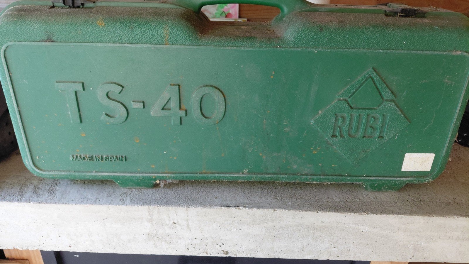 Rubi TS-40 Tegelsnijder in koffer, Ophalen, Gebruikt