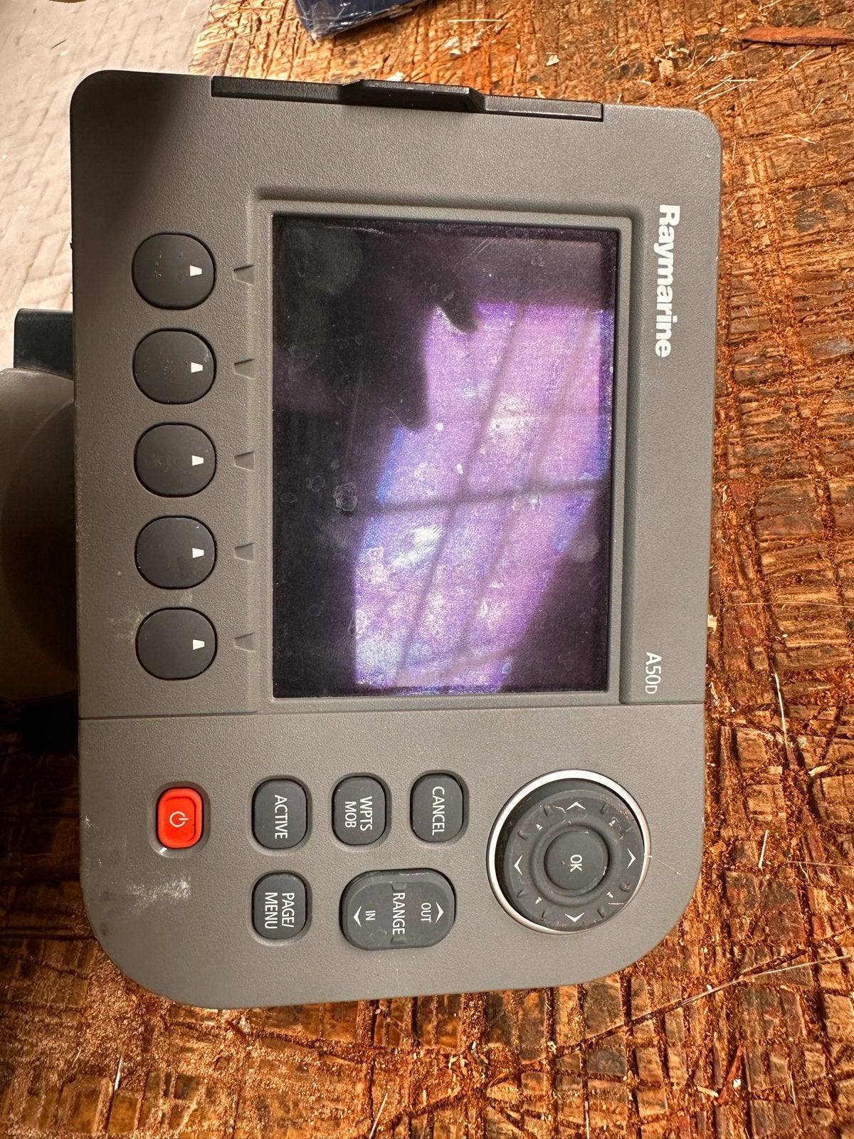 Raymarine A50D Kaartplotter/Fishfinder, Ophalen of Verzenden, Gebruikt, Kaartplotter of Fish Finder