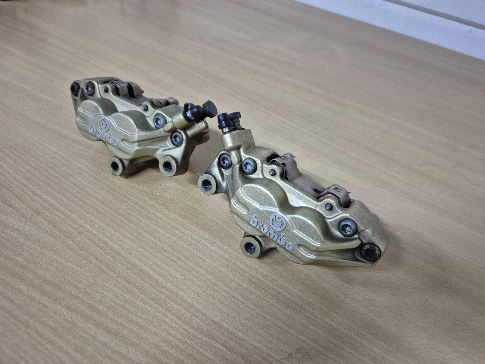 Brembo P2 Gold Remklauwen 65mm Aprilia Ducati, Motoren, Gebruikt, -, -, Brembo