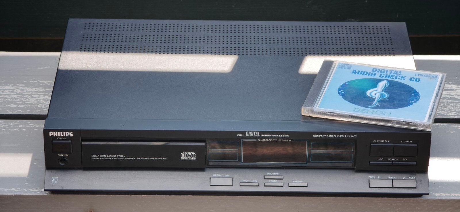 Philips cd 471 tda 1541/ HAT buizen eindversterker, Ophalen of Verzenden, Philips