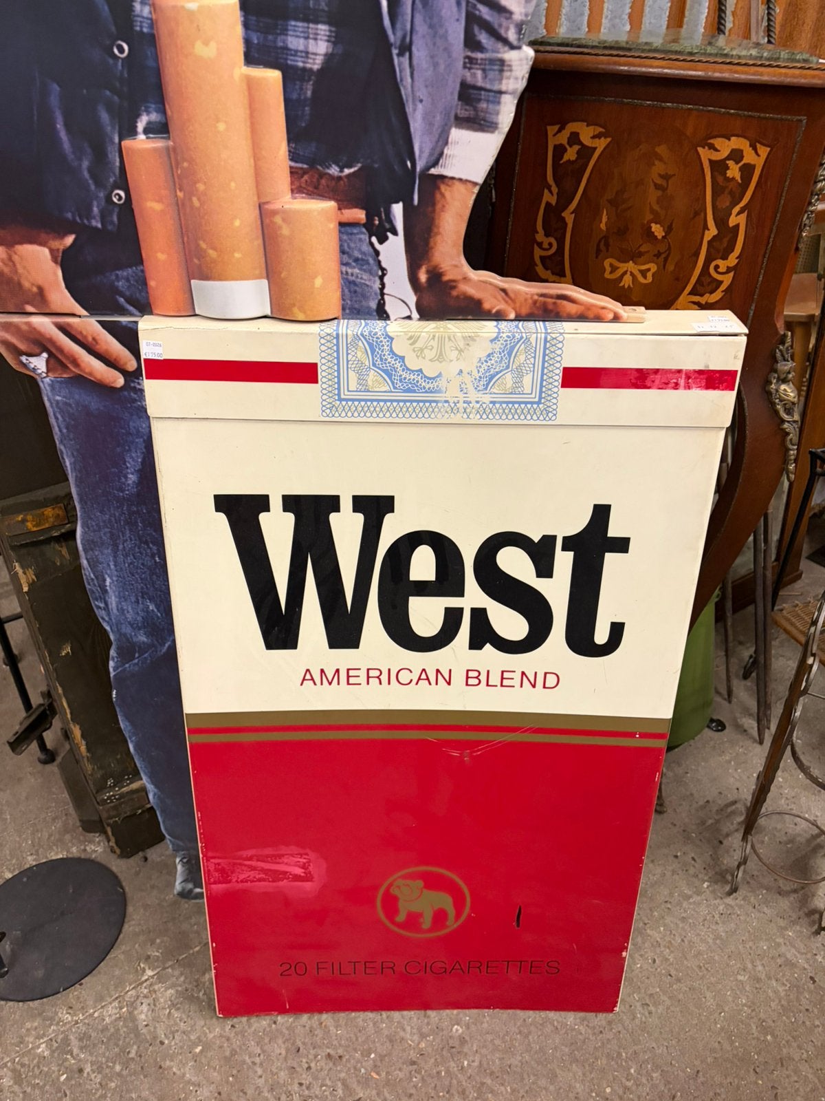 West American bland reclame bord, Ophalen, Reclamebord, ., .