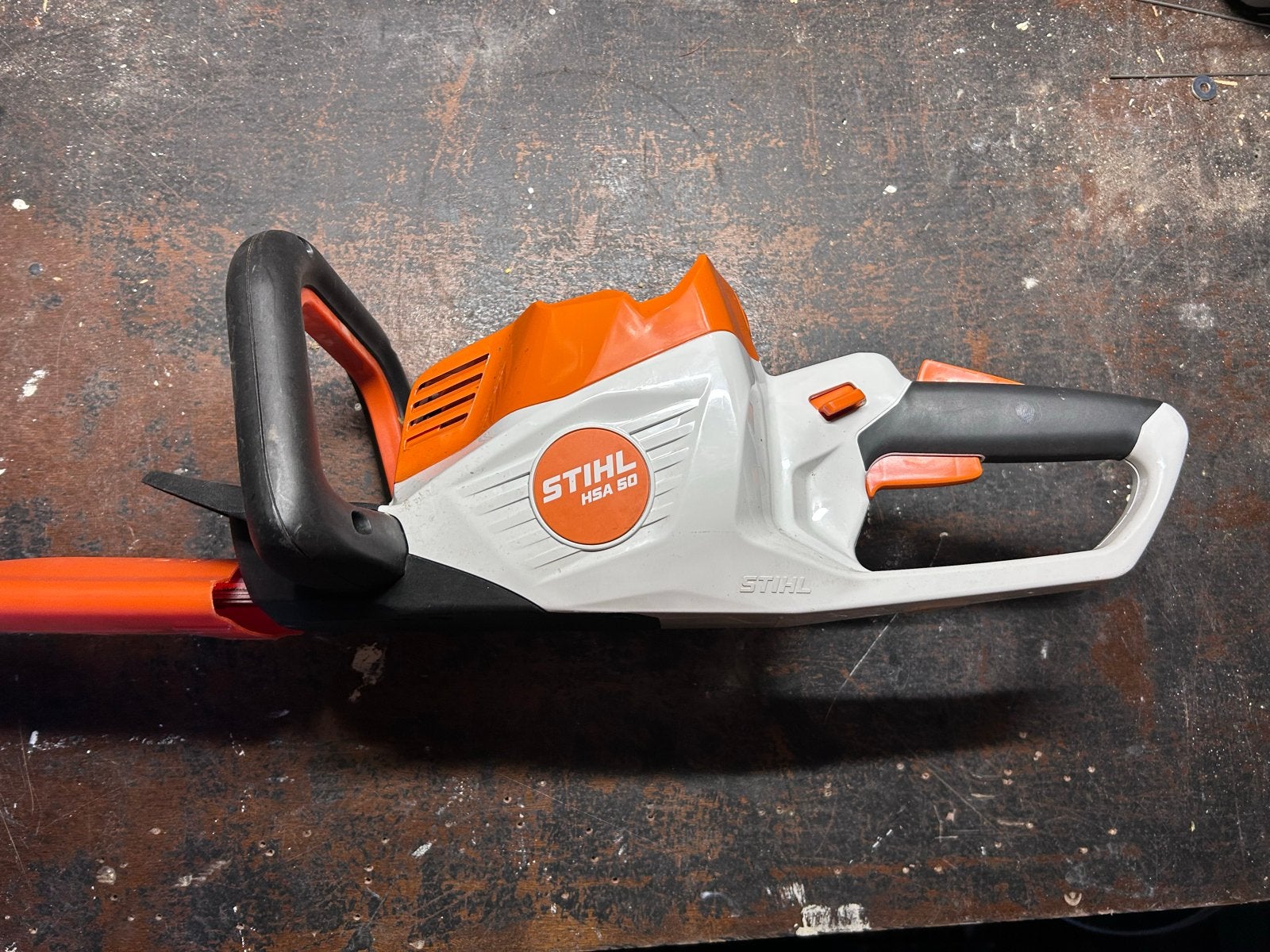 Stihl HSA 50 Accu Heggenschaar - Zo goed als nieuw, Tuin en Terras, Ophalen, Zo goed als nieuw, Accu