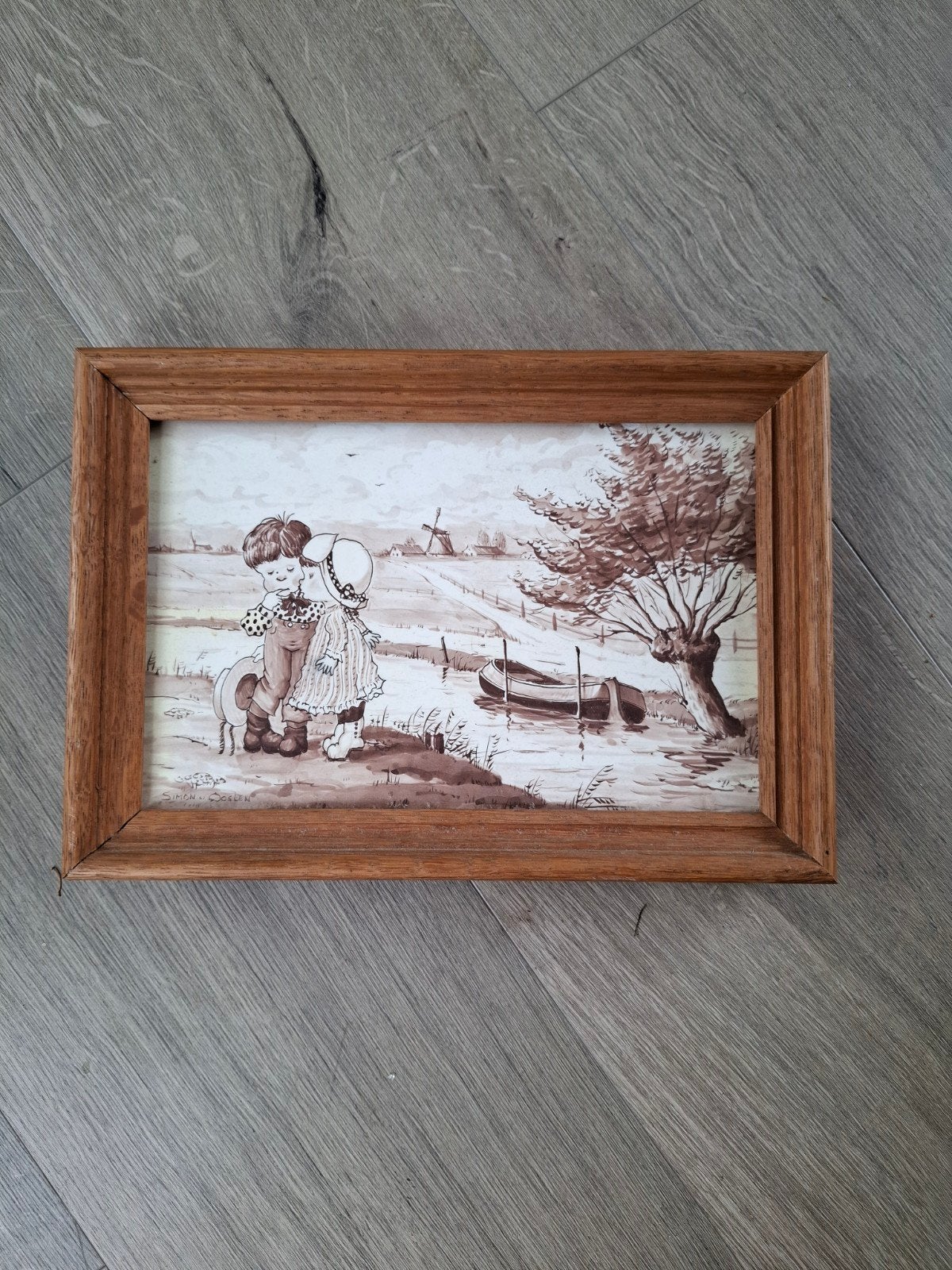 schilderijtje, Ophalen