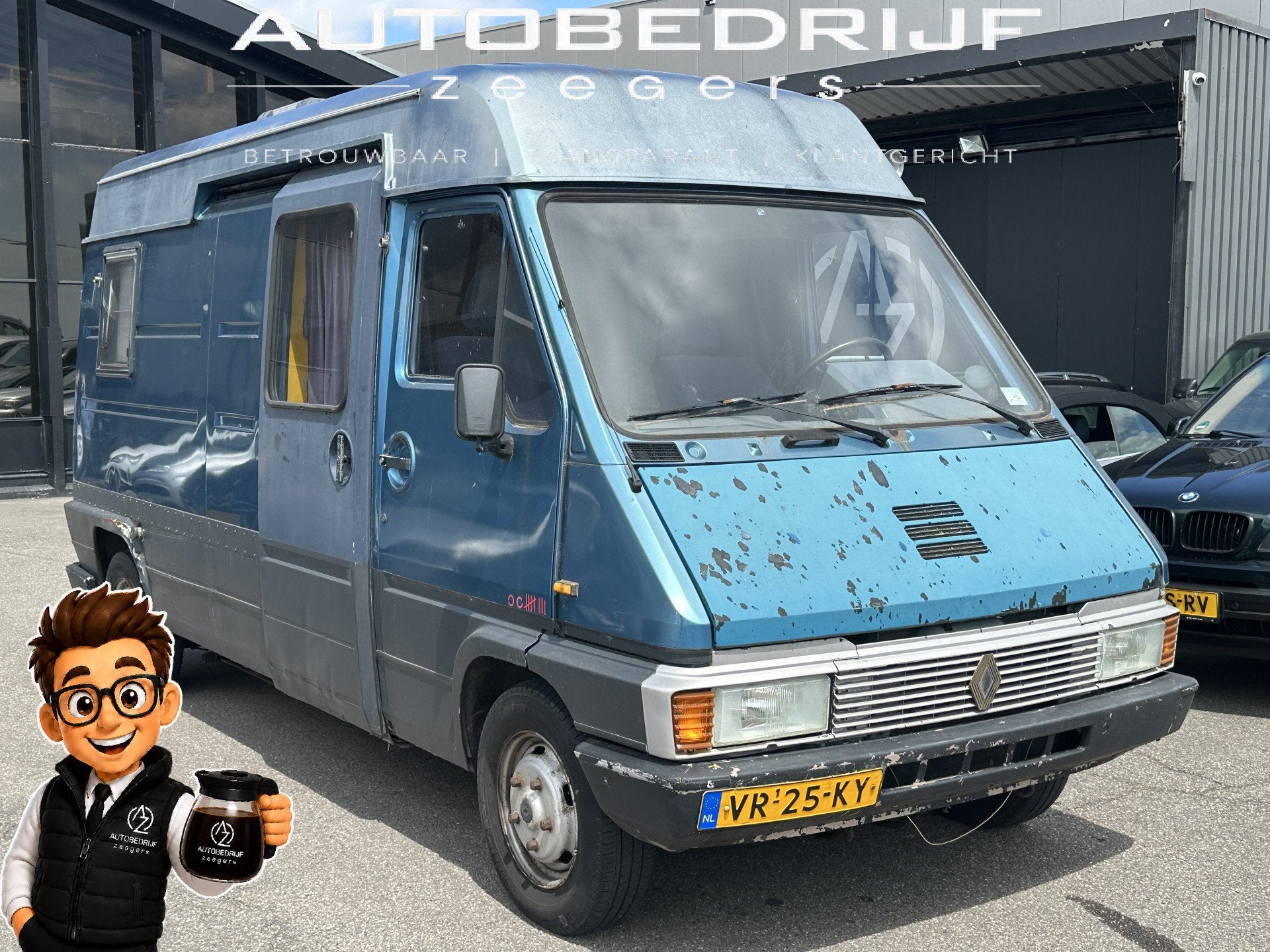 Renault T35D TripMaker *Diesel*Camper Bus (bj 1992), Overige merken, Middelblok 190
2831BR  GOUDERAK, NL, Buscamper of Camperbus