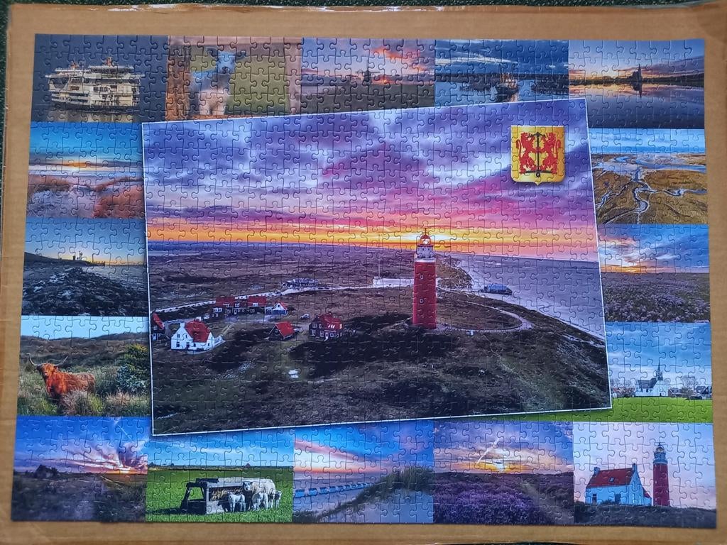 Texel 1000 stukjes legpuzzel, Ophalen of Verzenden, 500 t/m 1500 stukjes, Zo goed als nieuw, Legpuzzel