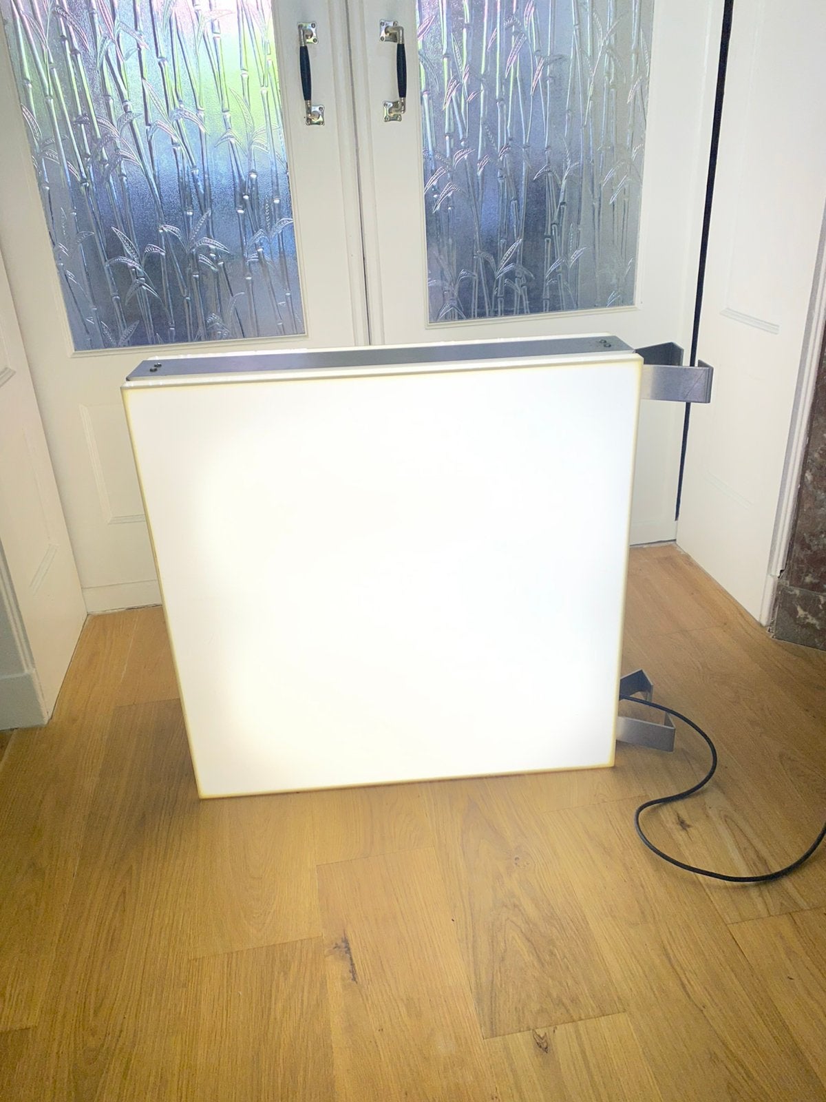 Dubbelzijdig lichtbak / reclamebak, Ophalen, Zo goed als nieuw