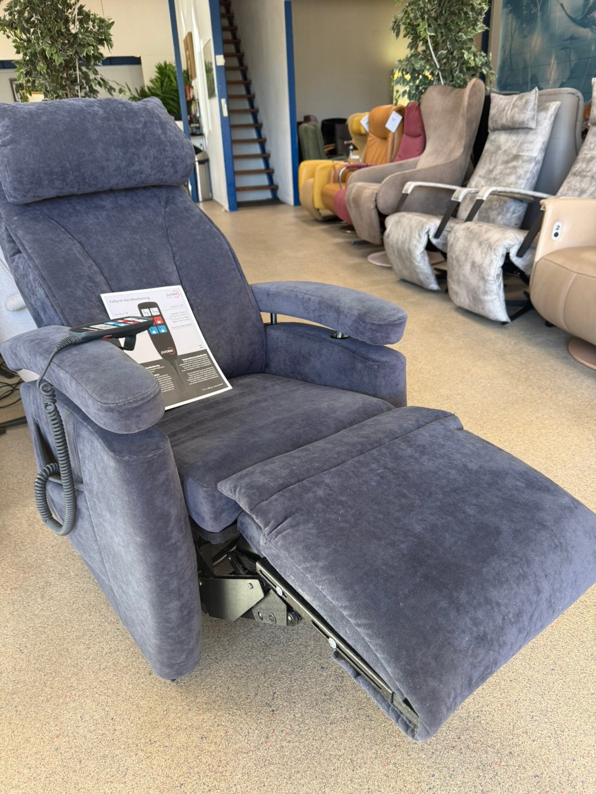 Fitform sta op stoel relax fauteuil extra rugondersteuning, Ophalen of Verzenden, Zo goed als nieuw, 50 tot 75 cm, Ruim 100 merk stoelen in alle kleuren en maten