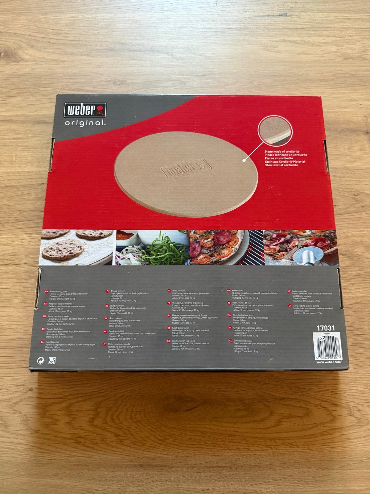 Weber Original Rond Baksteen Pizzasteen, Ophalen, Nieuw