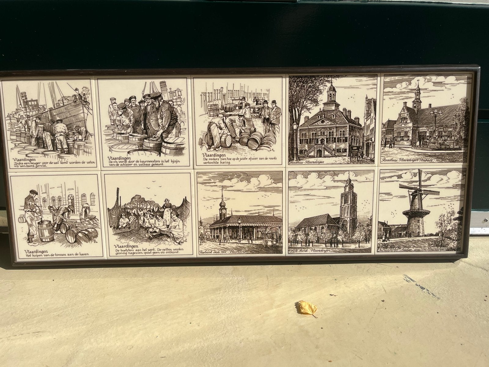 Tegeltableau Vlaardingen - Historische Afbeeldingen, Ophalen