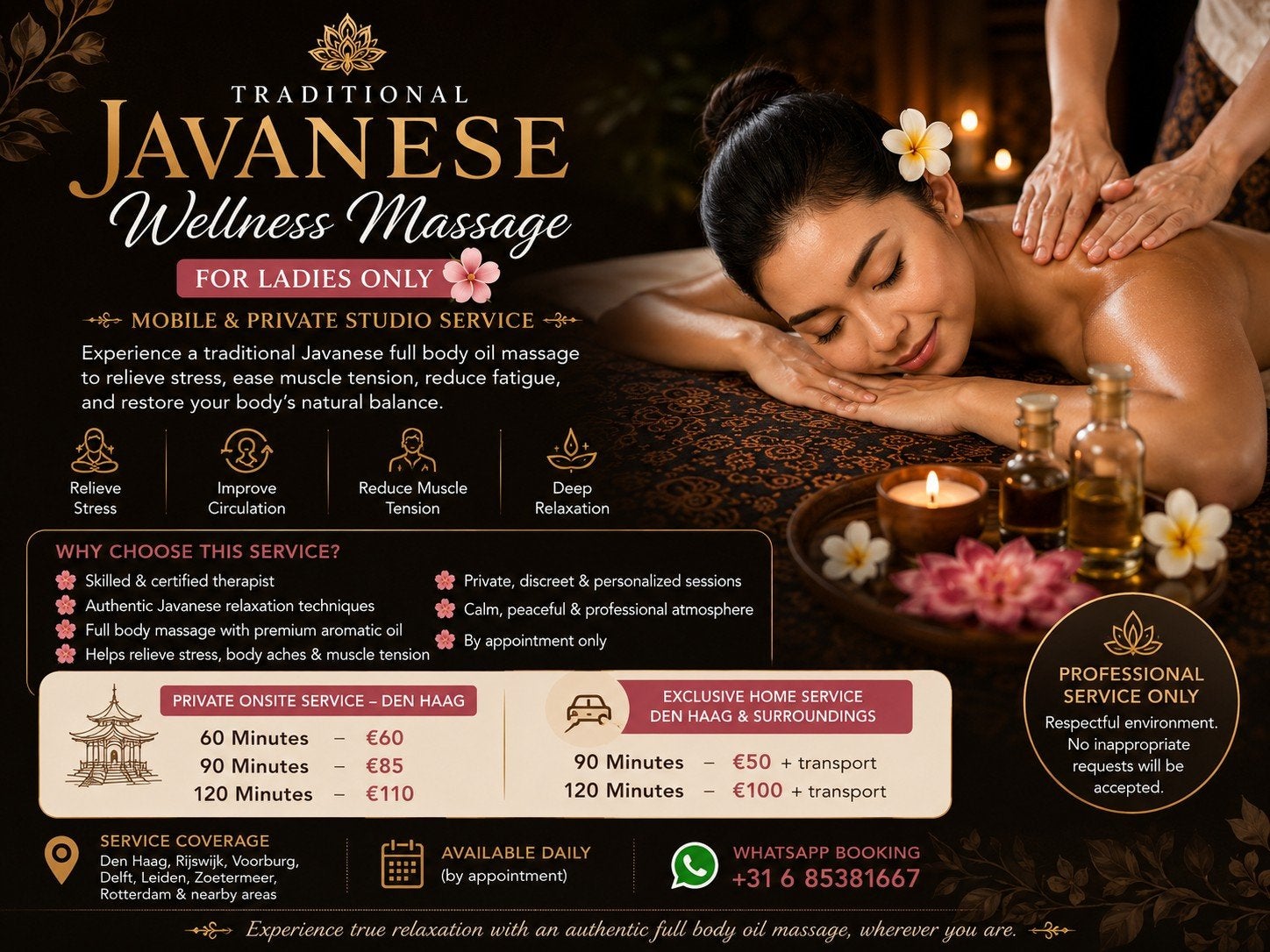 Wellness massage voor Vrouwen
