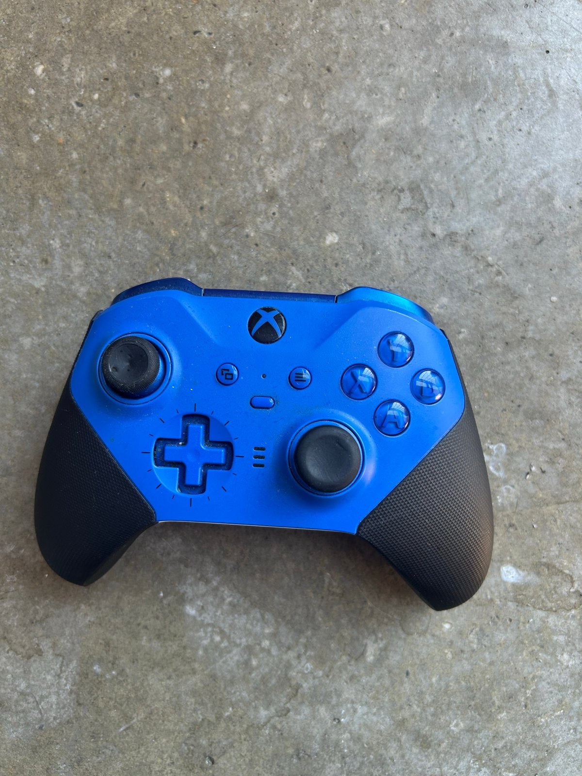 Xbox Elite Series 2 Controller - Blauw/Wit, Ophalen of Verzenden, Zo goed als nieuw, Xbox One, Controller
