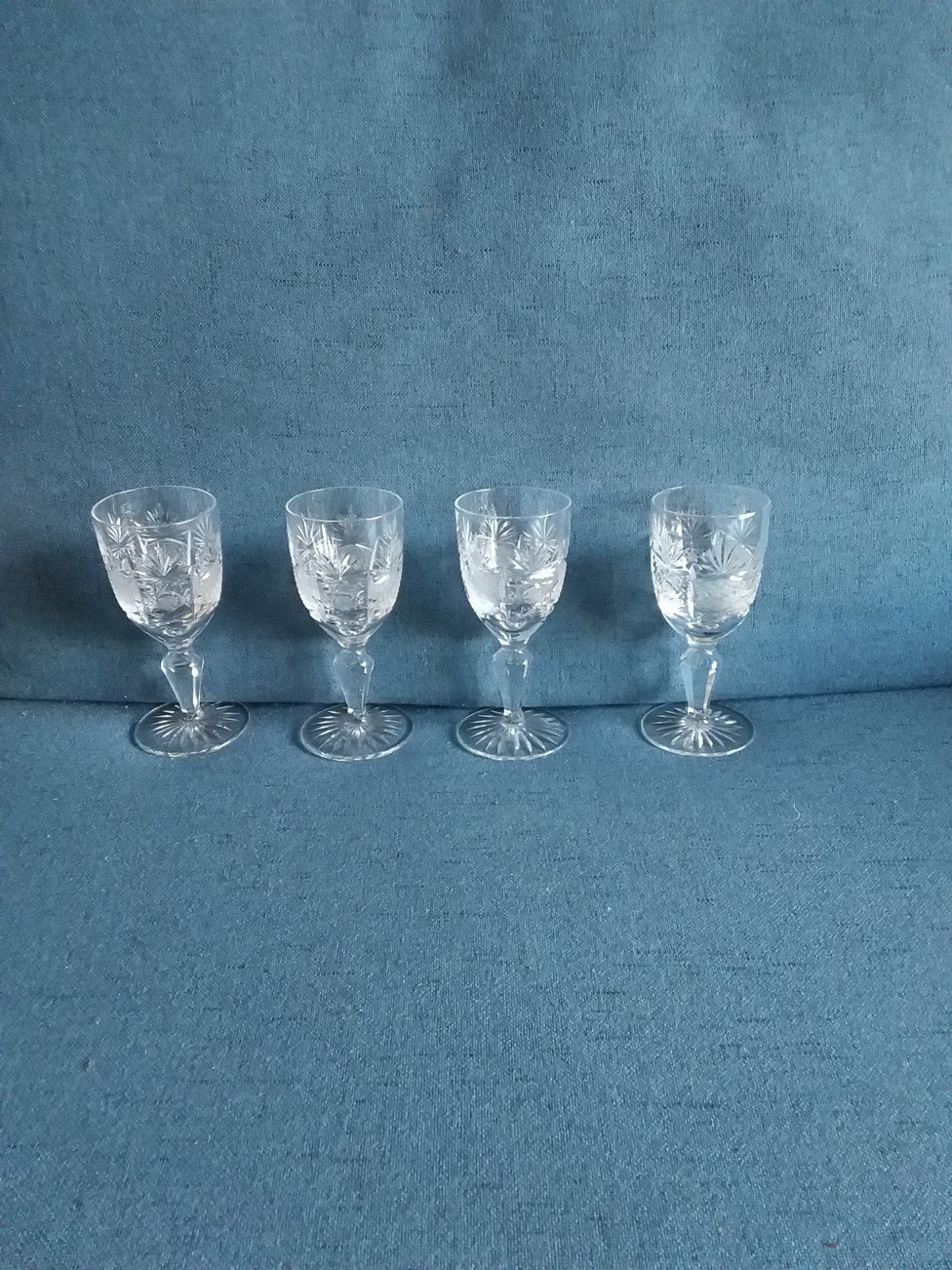 Kristallen glazen, Antiek en Kunst, Antiek | Glas en Kristal, Ophalen of Verzenden