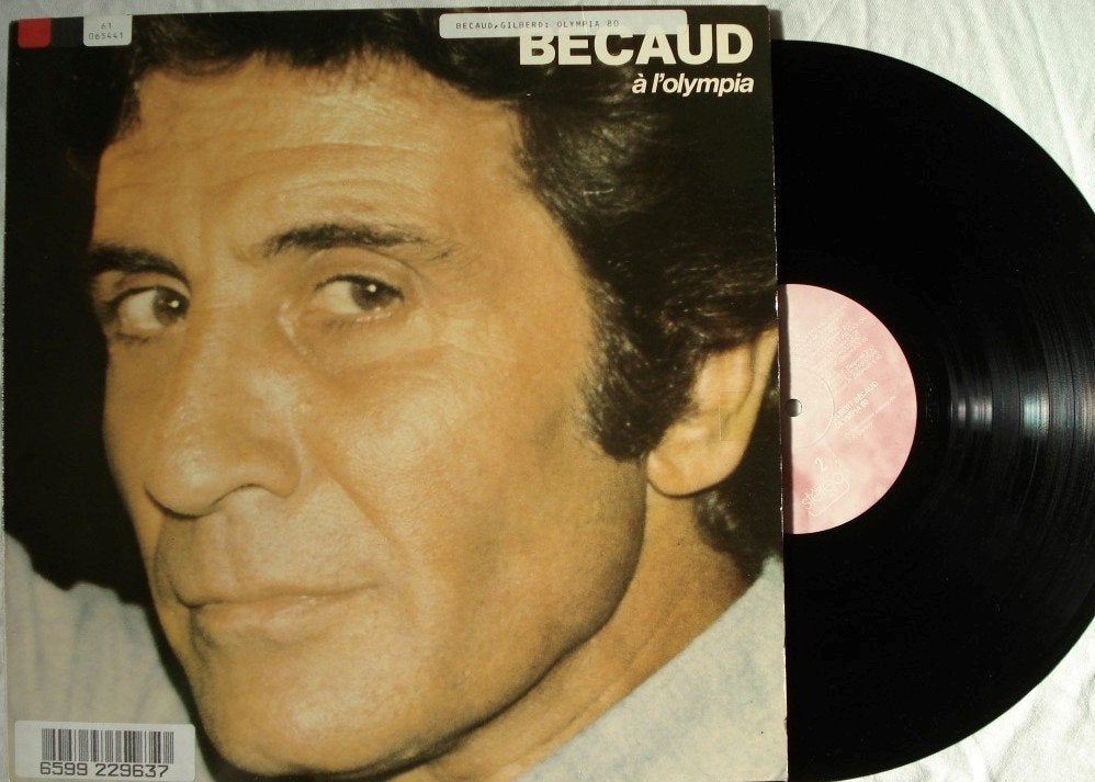 Gilbert Bécaud à l'Olympia, Cd's en Dvd's, Vinyl | Overige Vinyl, LP, Gebruikt, Ophalen of Verzenden, 12 inch