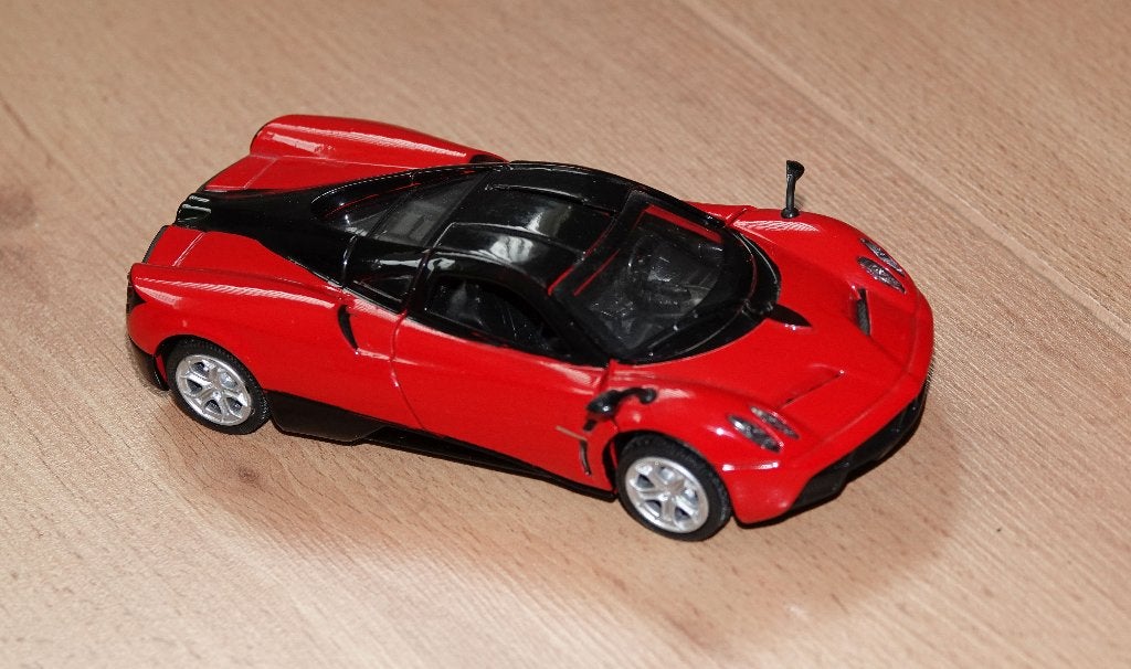 Pagani Huayra 1:36 met verlichting, Ophalen of Verzenden, Nieuw, Auto, Overige merken