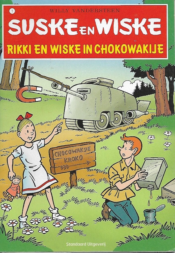Rikki en Wiske in Chokowakije, Boeken, Eén stripboek, Ophalen of Verzenden, Gelezen