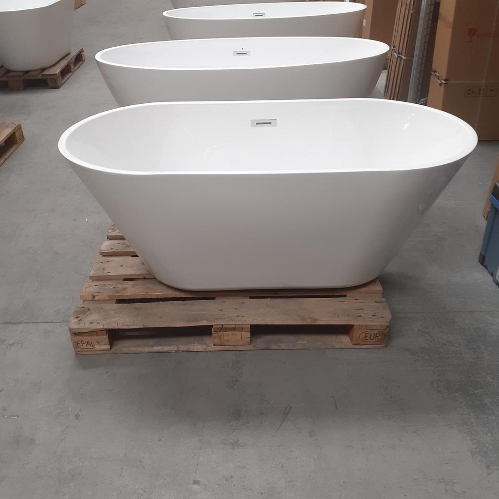 Sanitair, Modern en compact bad, Badkamer, Wit, 150cm, Nr315, Ophalen of Verzenden, Nieuw, Wit