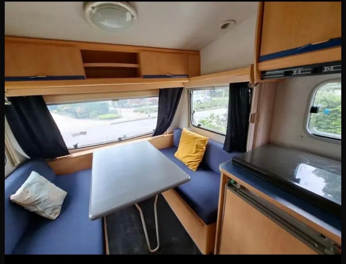 Caravelair Bamba Luxe 395 - Compacte en complete caravan, Ophalen, Gebruikt, Overige