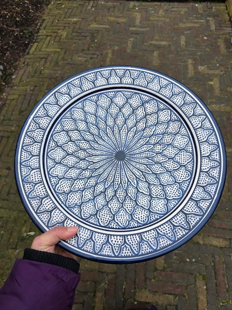Nieuw, origineel Marokkaans schaal uit Marrakech, Ophalen of Verzenden